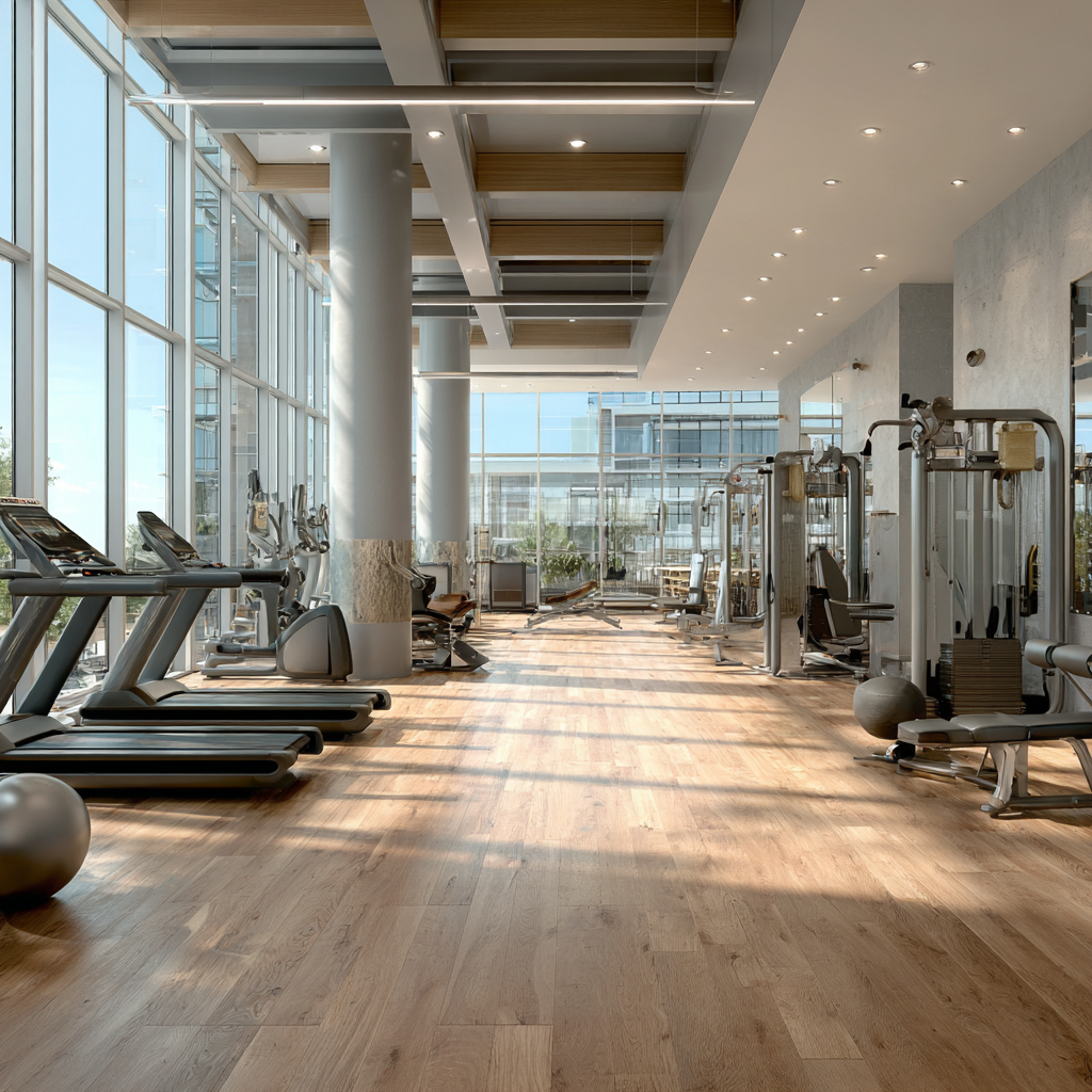 State-of-the-art fitness center at SMI Detox